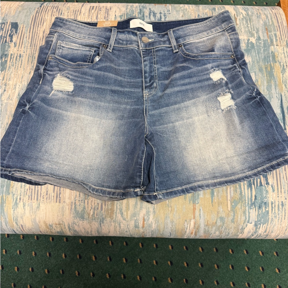 BKE denim jean shorts